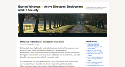 Desktop Screenshot of eyeonwin.de